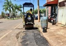 NOVA ALVORADA DO SUL: Trabalho intenso após as chuvas!