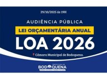 BODOQUENA: Prefeitura realiza audiência pública para discutir lei orçamentária anual de 2026