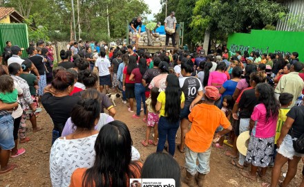 ANTÔNIO JOÃO: Prefeitura e CONAB entregam 600 cestas básicas à comunidade indígena Ñande Ru Marangatu