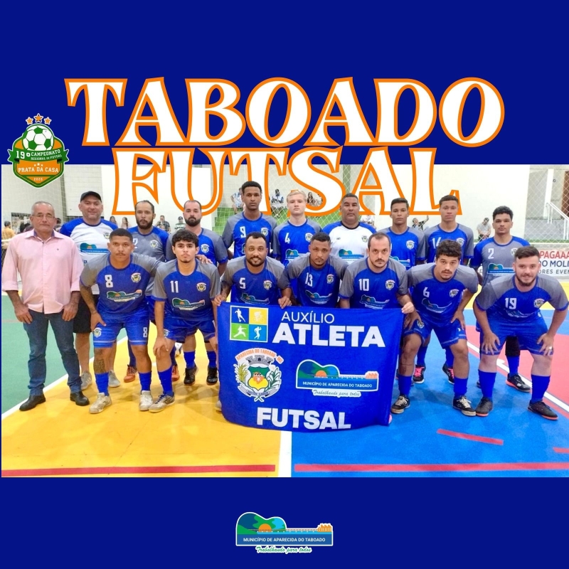 Aparecida do Taboado encerra participação com atuação digna no 19º Campeonato Regional de Futsal