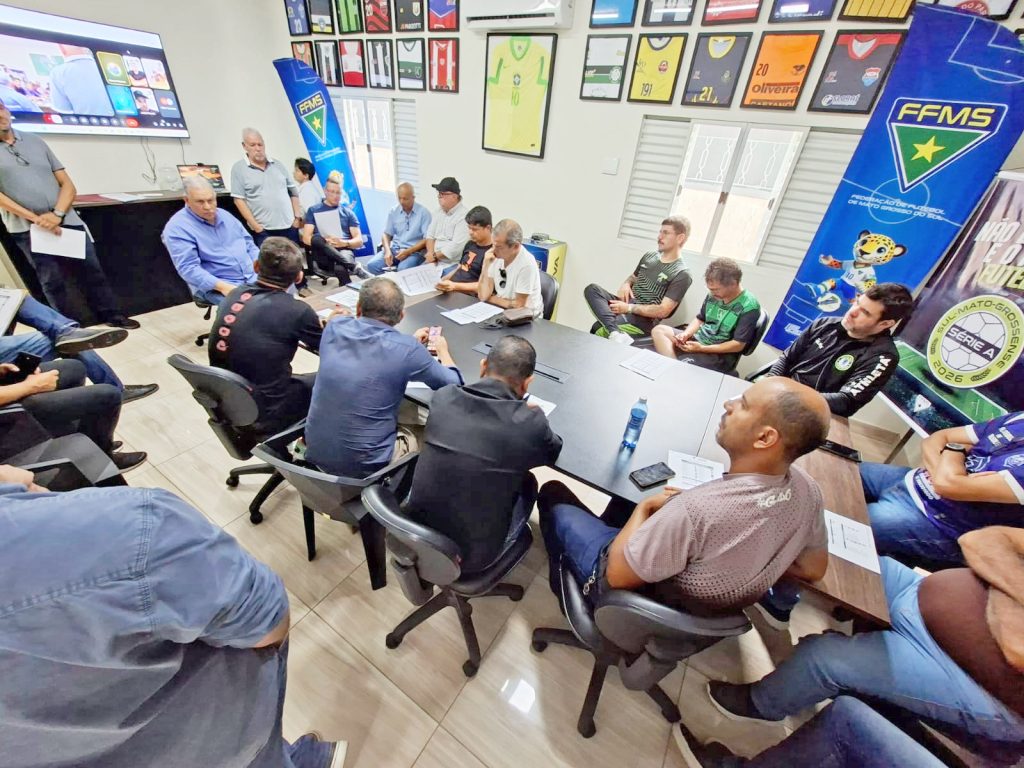 O Conselho Técnico para a definição da competição deste ano foi realizado na sede da FFMS, em Campo Grande (Foto: Gildo Tavares/Ascom FFMS)