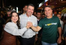 Mara Caseiro prestigia visita de Flávio Bolsonaro e reforça defesa do agro e dos valores da direita em MS