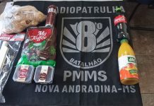 PM age rápido e impede furto em supermercado