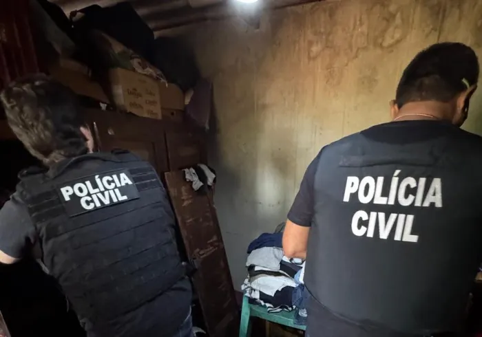 Polícia Civil cumpre mandado de busca e apreensão domiciliar em investigação que apura crime de ameaça, em Ponta Porã